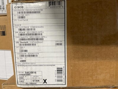 Cisco Catalyst WS-C2960S-24PS-L 24Port Gigabit Ethernet Switch NEW Open Box