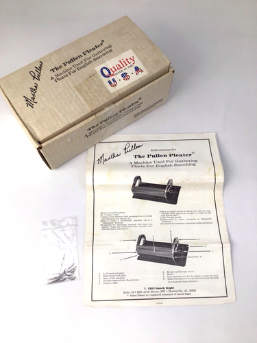 Pullen Pleater 16-Row Smocking Machine w/ Box & Instructions - Picture 4 of 5