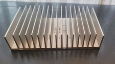 Big Aluminum Heatsink  8 3/8 x 4 3/4 x 2  DYI projects, amplifier cooling
