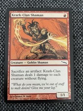 1x Krark-Clan-Schamane / Krark-Clan Shaman, Magic, Mtg, englisch