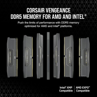 CORSAIR コルセア DDR5-6000MHz Intel XMP 32GB Corsair Vengeance DDR5 32GB (2x16GB) DDR5 6000MHz CL30 XMP iCUE