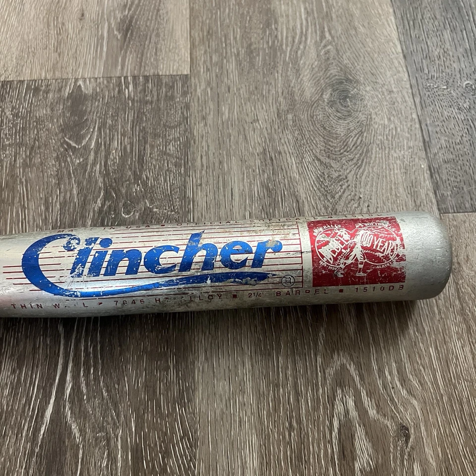 Бита софтбольная DeBeer Clincher 34 дюйма 1510 дБ серебристая 7046 тонкая стенка сплав HT 2 1/4 дюйма - Изображение 4 из 4