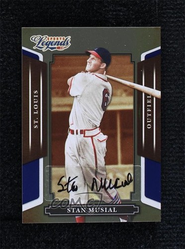 2008 Donruss Americana Sports Legends 22/25 Stan Musial #20 Auto HOF