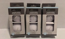 Lot of 6 Luminessece Floating Round Candles Unscented 3 packs of 2 candles.NEW
