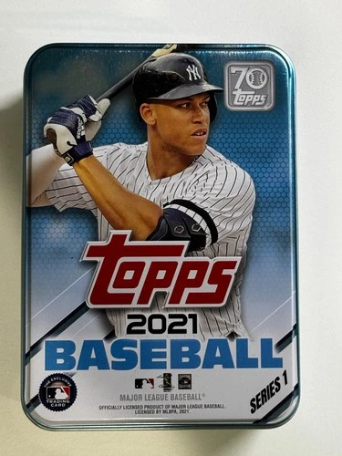 2021 TOPPS Series One Aaron Judge Collectible Tin (TIN ONLY / NO CARDS)
