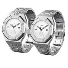 AluminiumGeh&auml;use + EdelstahlArmband ModKit F&uuml;r Swatch X Royal Pop Taschenuhr