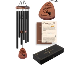 Dog Memorial Gifts, 28" Pet Memorial Wind Chimes, Loss of Dog Sympathy Gift, ...