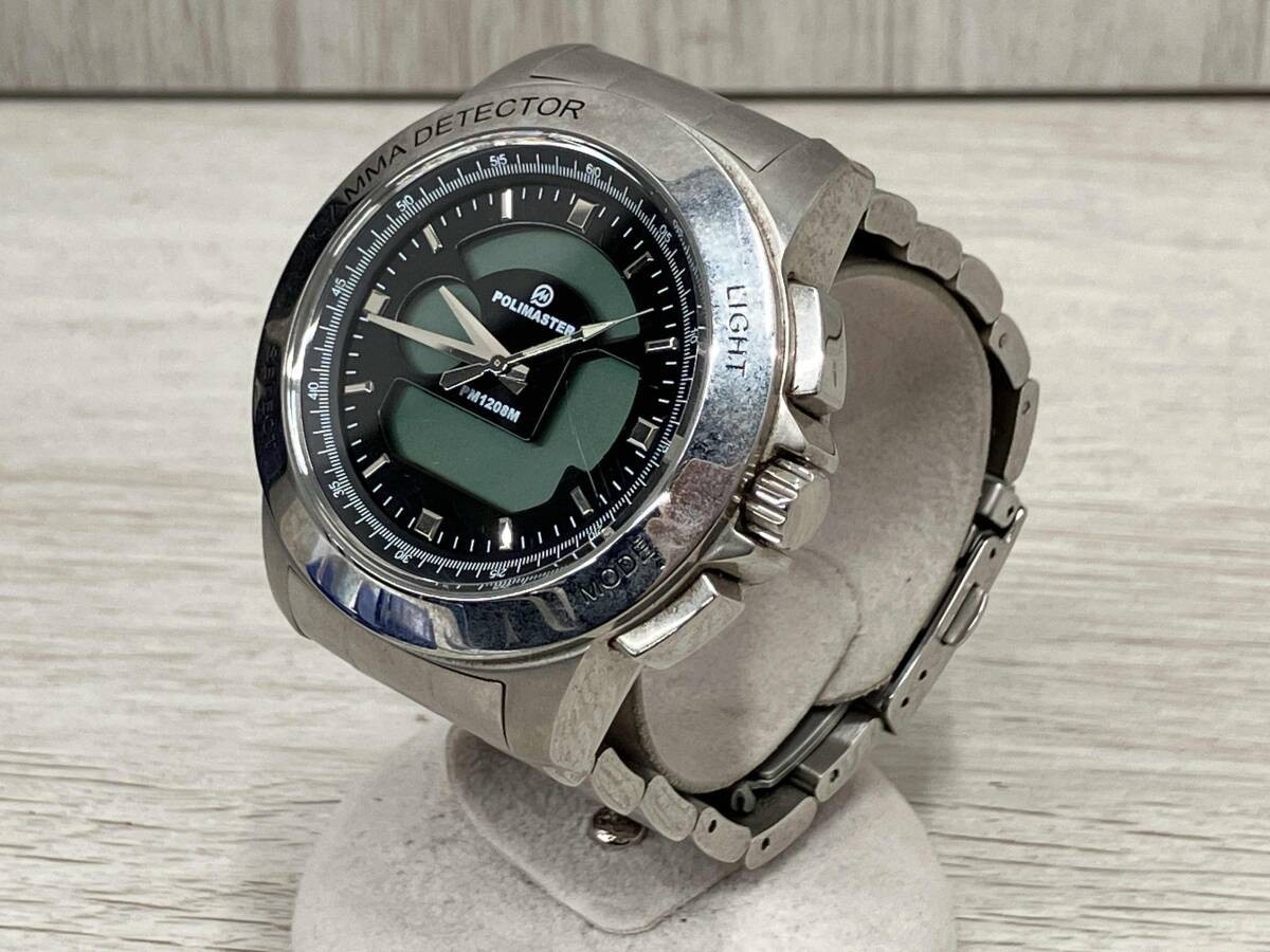 Polimaster PM1208M Men's Watch Analog & Digital Quartz Round 45mm