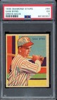 1935 Diamond Stars Baseball Green Back Sam Byrd #84 SGC 4