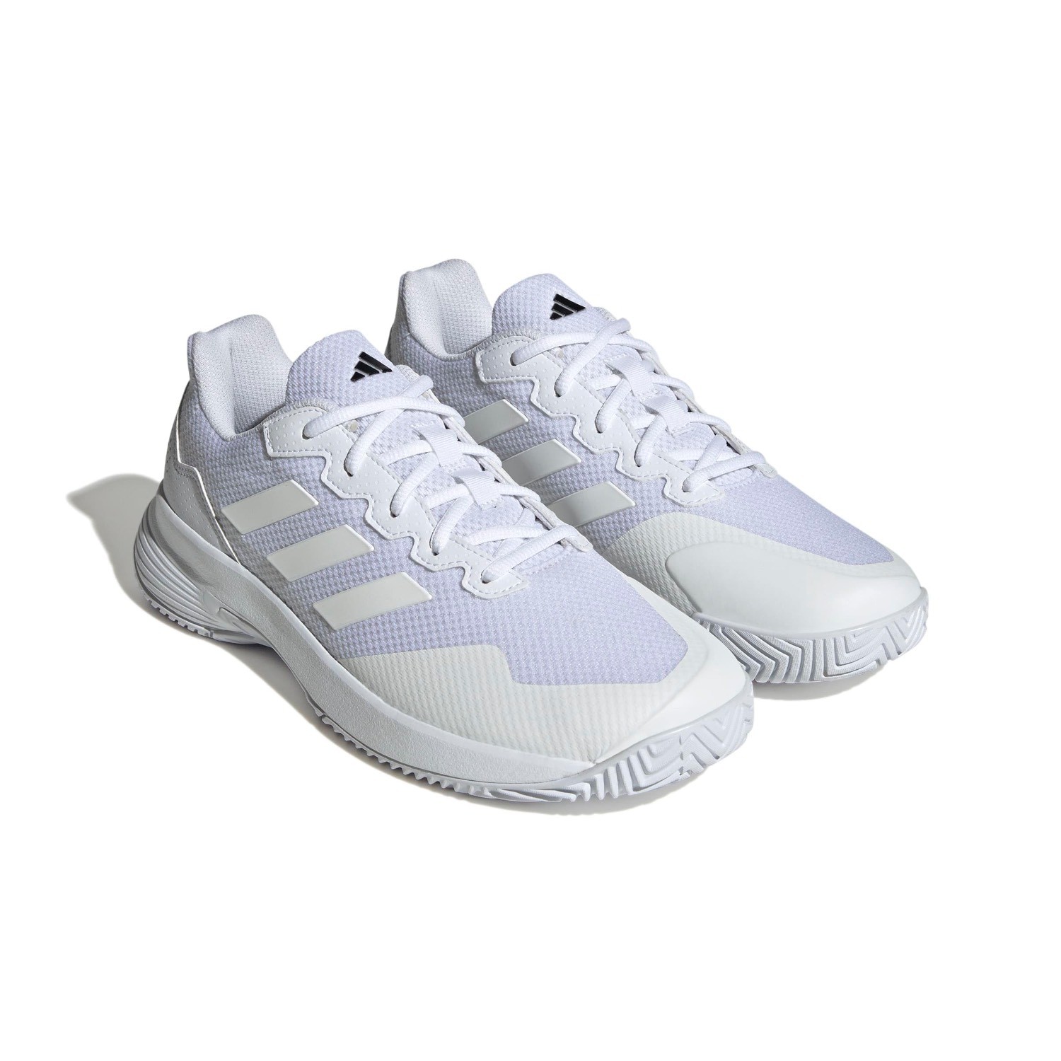 White Matte Silver Size 10 Court Shoe New