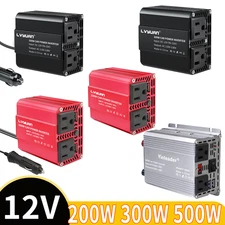  200W 300W 500W Car Power Inverter – DC 12V to AC 110V with Socket and USB Port