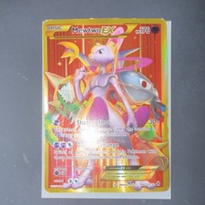 Pokémon Mewtwo EX Breakthrough Secret Rare Full Art Holo 164/162 Card