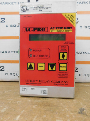URC AC-Pro H490F522 AC Trip Unit with Quick Trip USED CSQ