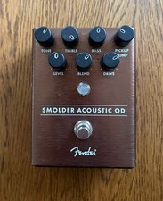 Fender Smolder Acoustic Guitar Overdrive In Great Condition