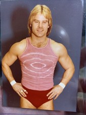 RARE 80s Signed STAN LANE MIDNIGHT EXPRESS  Memphis Wrestling Photo CORNETTE NWA