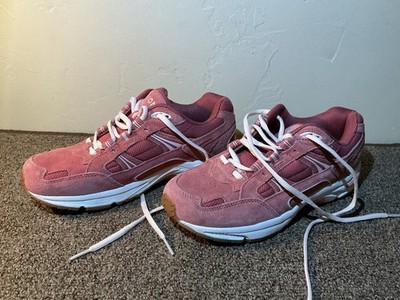  Vionic Suede Women s Walking Shoes 7.5/38.5 Dusty Cedar Rose 23Walk