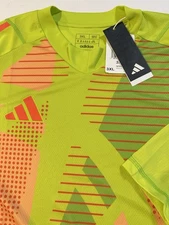 adidas Mens Goalkeeper Jersey Size 3XL Tiro 24 Pro Long Sleeve Semi Solar NEW