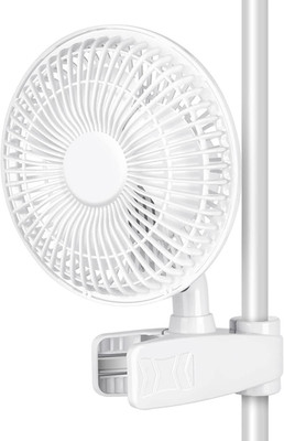 Clip Fan, 6-Inch Grow Tent Fan, Monkey Fan, Wall Mount Fan with Adjustable 90° A
