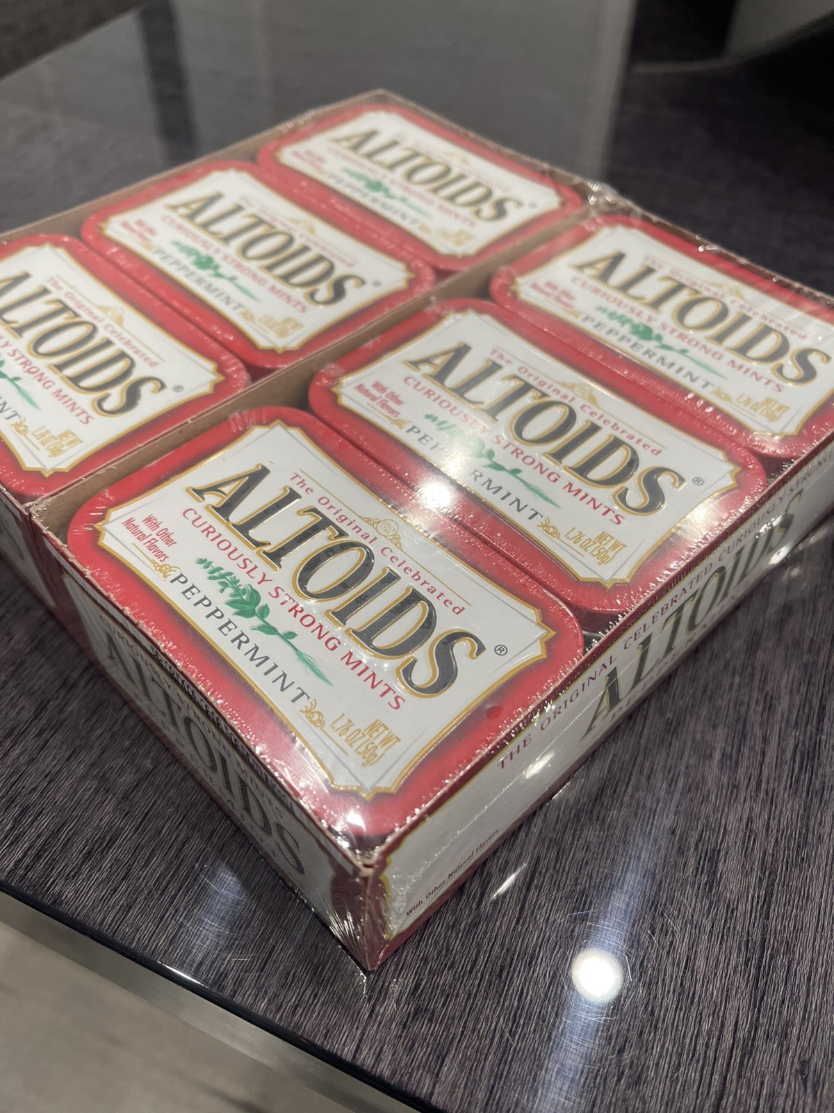 Altoids Curiously Strong Mints Peppermint Breath Mints 1.76 Ounce 12 Count