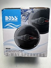 BOSS Audio Systems MR50B 5.25  150 W Marine Speakers -Coaxial, 2 Way, Full Range