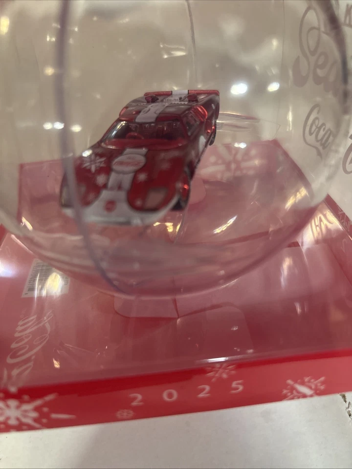 2025 M2 Machines Christmas Ornament Coca-Cola Ford GT - Image 4 of 4