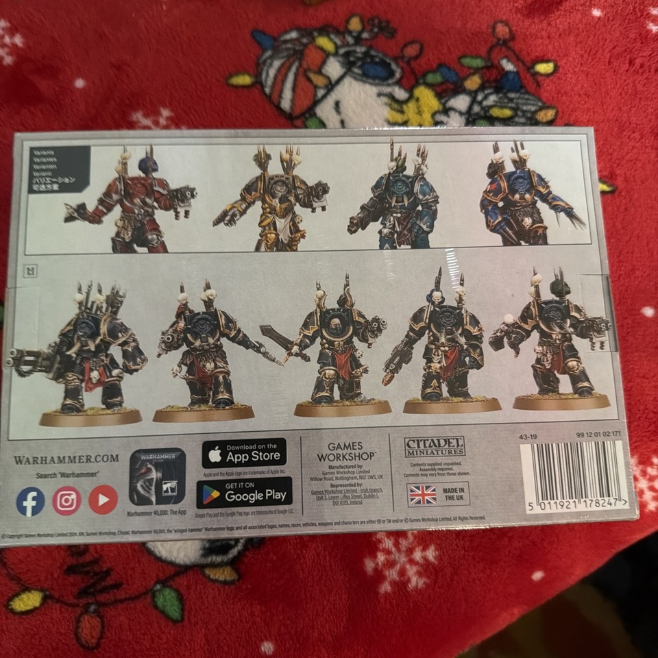 Chaos Space Marines Terminators Warhammer 40K Black Legion NIB ...