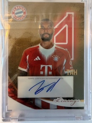 Topps Bayern München Lineage 2025/2026 Jonathan Tah Gold 06/50 Auto