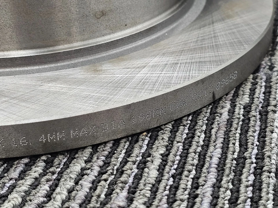 (CANTIDAD 2) Rotor de freno trasero con orificio de 6 pernos 97-04 Mitsubishi Montero Sport YH141777 Foto 4 de 4