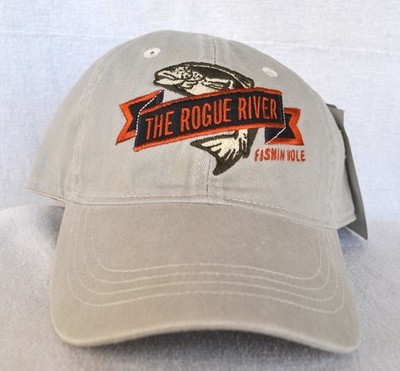 *ROUGE RIVER OREGON* Salmon fishing Ball cap hat longer bill *OURAY 51005*