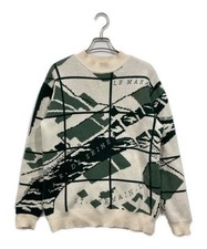KITH          Paris Atlas Crewneck White x Green KHM030410
