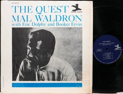 MAL WALDRON ''THE QUEST'' NEW JAZZ NJLP8269 MONO RVG SHRINK VG+(+)/EX Eric Dolphy