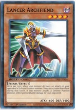 Yugioh - Lancer Archfiend SS05-ENA16 1st Edition - Speed Duel Decks: Twisted Nig