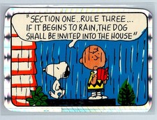 Vintage Snoopy and Charlie Brown Prism Vending Machine Sticker 1990s Peanuts NM