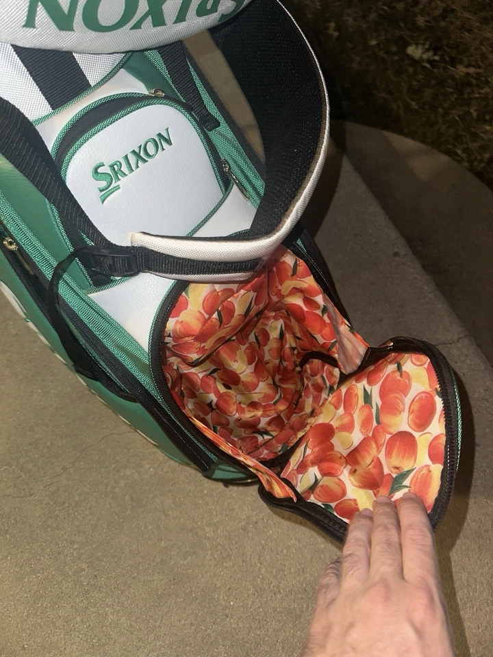 NUEVA Bolsa de Golf Srixon Edición Limitada 2024 Spring Masters Stand 4 Vías Verde Blanco Foto 4 de 4