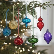 14 Pcs Vintage Christmas Ornaments Retro Glass Christmas Balls 1.57-3.94 inch...