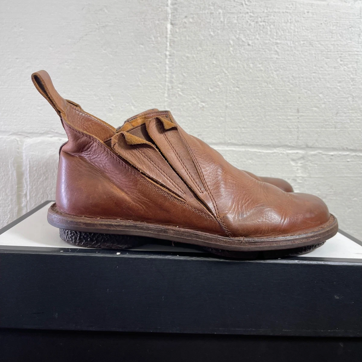 Trippen Flat (Under 1 in) Leather Upper Boots for Women for sale