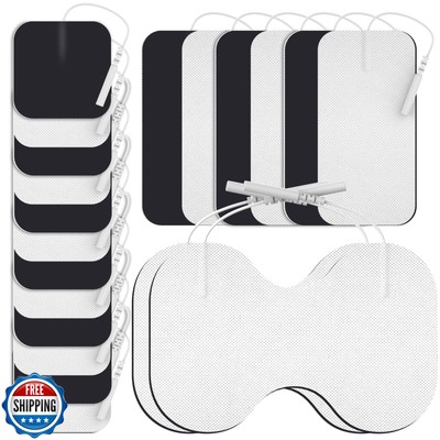 DOMAS TENS Unit Electrode Pads (XL) - 4x6 Inch for Back Pain Relief- Compatib
