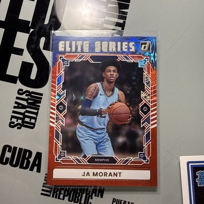 2025-26 Donruss JA MORANT Red fireworks Elite Series 12/135 Memphis Grizzlies