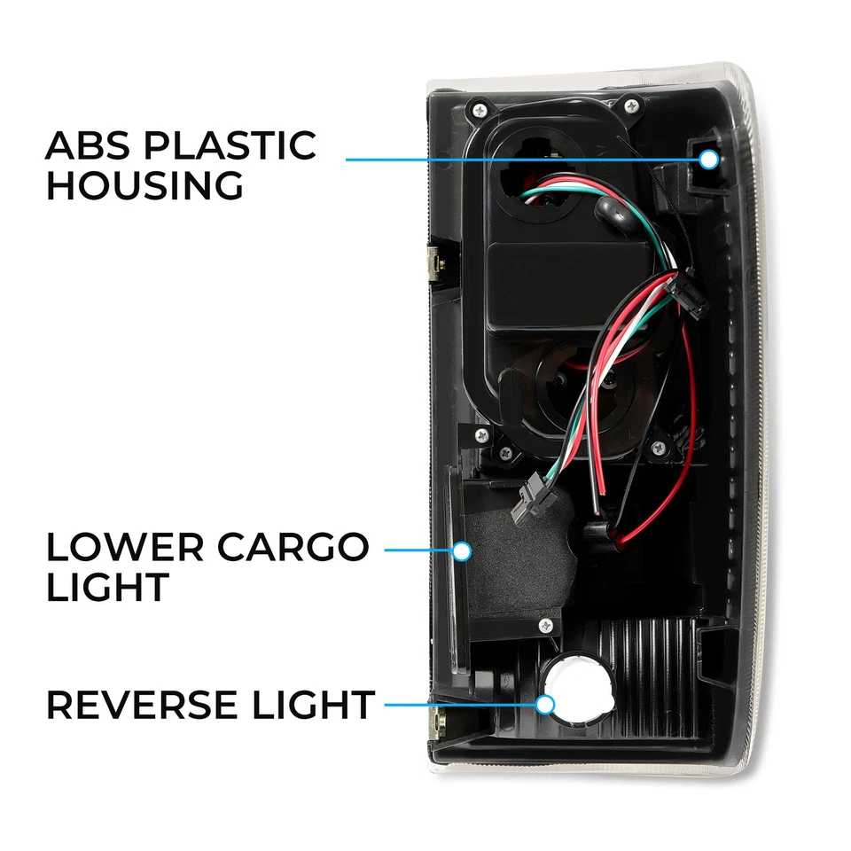 Par de luces traseras LED luces de freno izquierda derecha para camioneta Nissan Titan 2004-2015 Foto 4 de 4