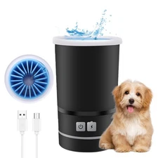 Automatic Dog Cleaner, Soft Electric Washer USB Rechargeable Portable Cleaner...