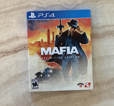 Mafia: Definitive Edition (PS4) CIB w/ Slipcover & Poster - Tested Work