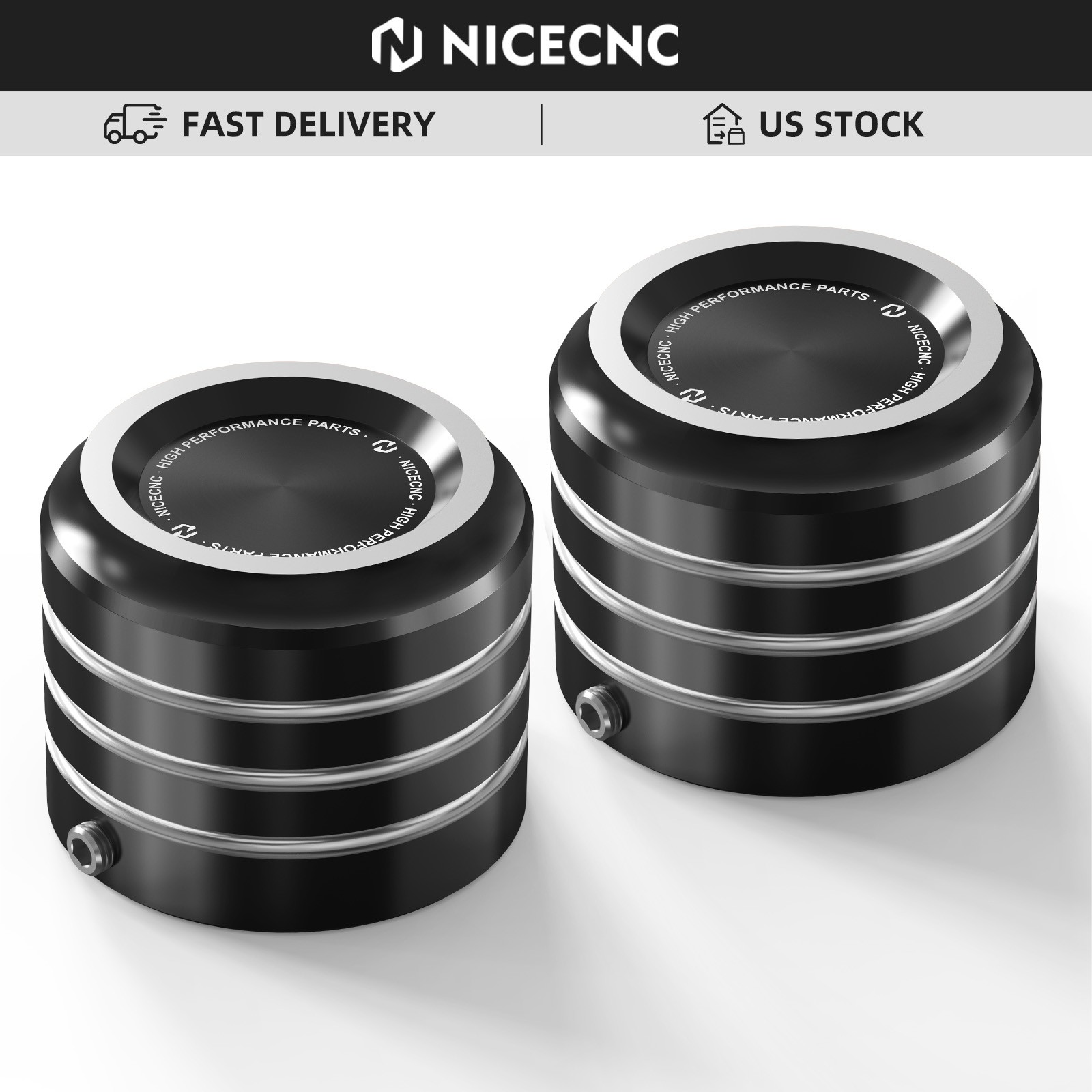 CNC Front Axle Nut Covers Bolt For Harley Sportster 883 Police XL883P Low XL883L