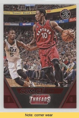 2015-16 Panini Threads Century Proof Red 4/99 DeMar DeRozan #7 READ 1u6