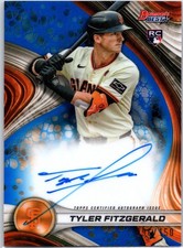 2024 Bowman's Best Tyler Fitzgerald B24-TF Rookie Blue Refractor Auto SP /150