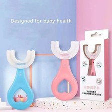 2 pc Children Kids Toothbrush U-shaped Brush Oral Teeth Cleaner Baby 2-12 Year