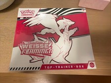Pokémon TCG Top-Trainer-Box Weiße Flammen, Deutsch Sealed Neu & OVP