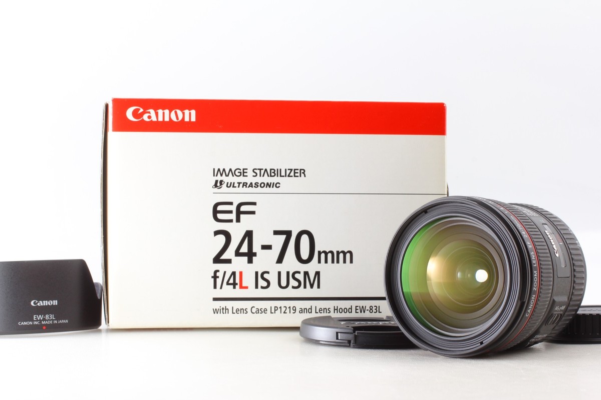 Full Set[Unused in Box w/Hood] Canon EF 24-70mm F4 L IS USM Zoom