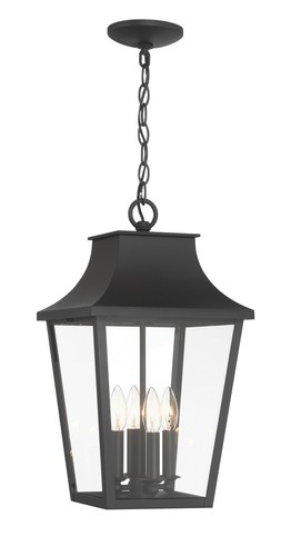 Sand Coal Four Light Outdoor Pendant from the Altimeter Collection
