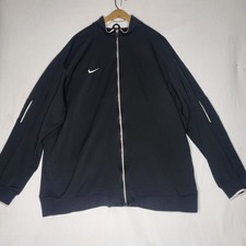 Nike Black Full Zip Y2K Windbreaker Vented Jacket Men's XXL NME 920220 KL4