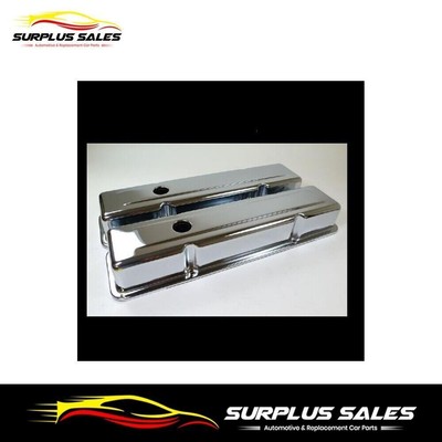 R9215 CHEV SMALL BLOCK 283 327 350 383 400 CHROME TALL ROCKER COVERS ...